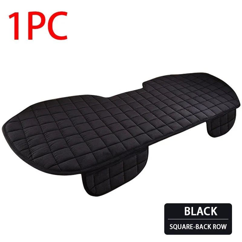 Seametal Soft Car Seat Cover Skin-friendly Plush Automotive Seat Cushion Anti Sl