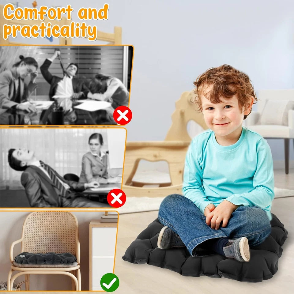 Inflatable Seat Cushion Lightweight Inflatable Seat Pad Portable Air Sitting Pad