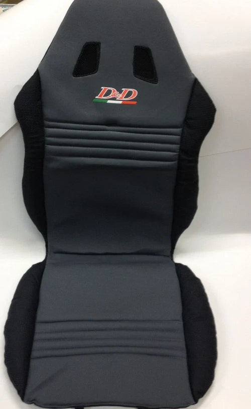 GREY BLACK SINGLE RACING SPORT PADDED CAR VAN SUV 4X4 BUCKET SEAT CUSHION IT05C
